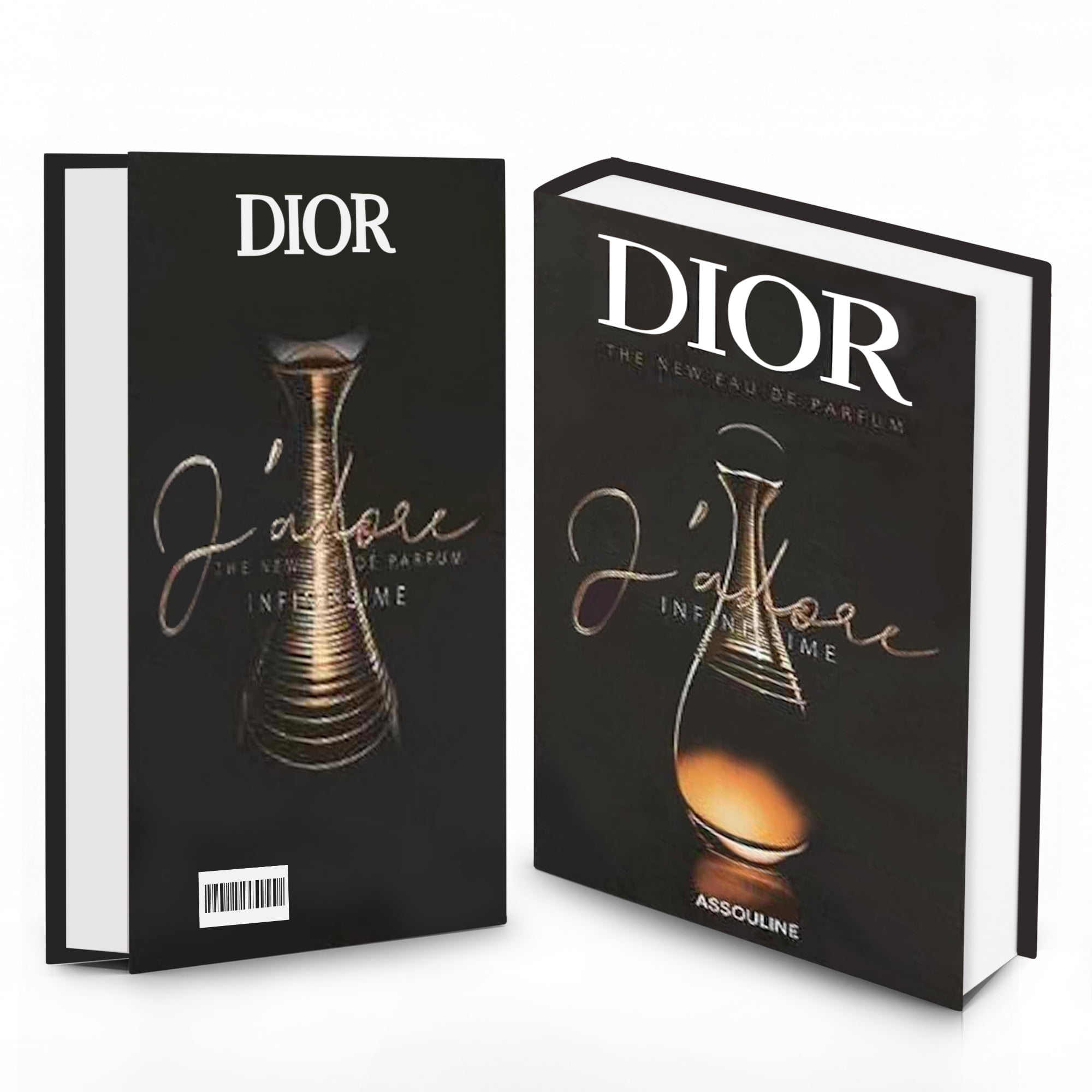 Dior Gold Decorative Books Fashion Book Décor for Elegant and Refined