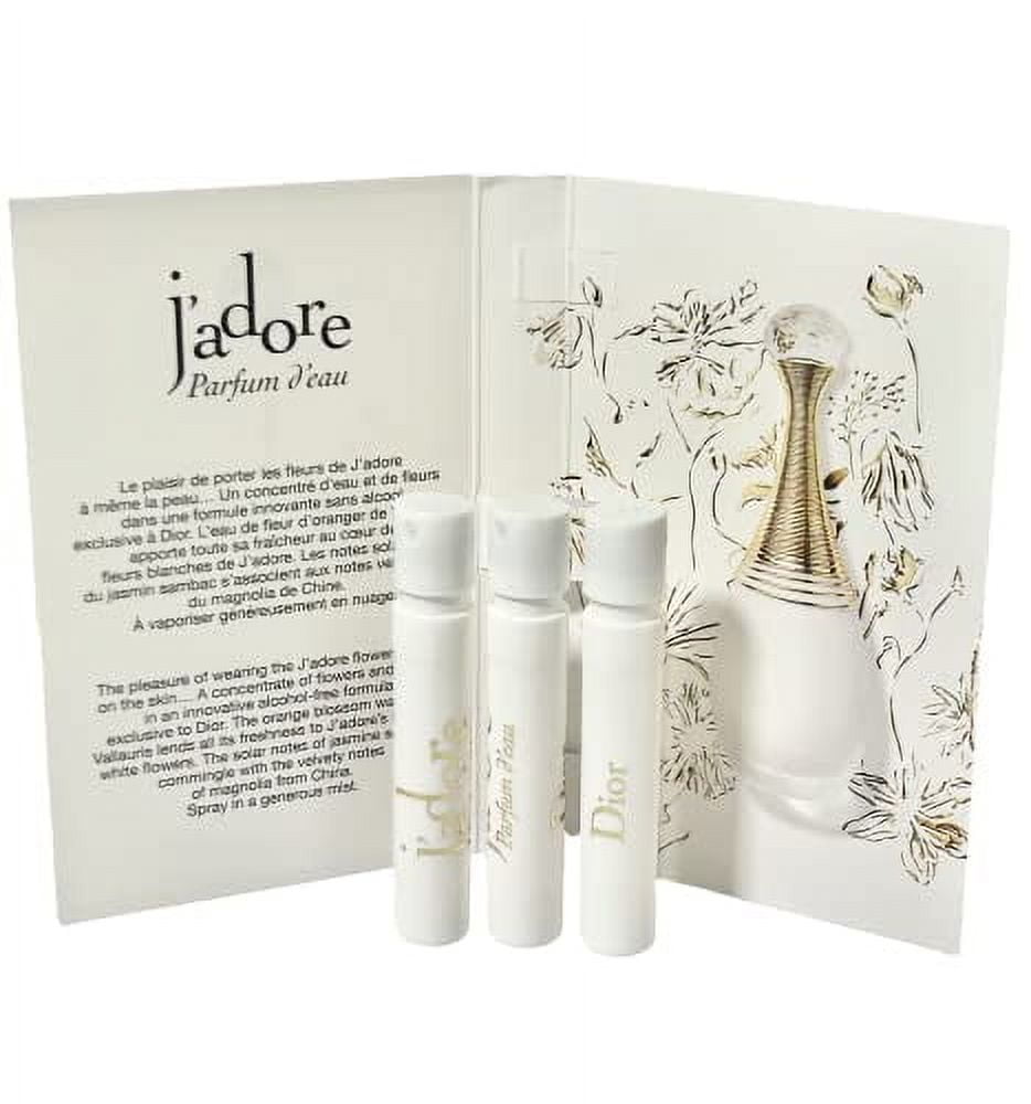 Dior J adore Women s Parfum D Eau Sample Spray Perfume Set of 3 Walmart