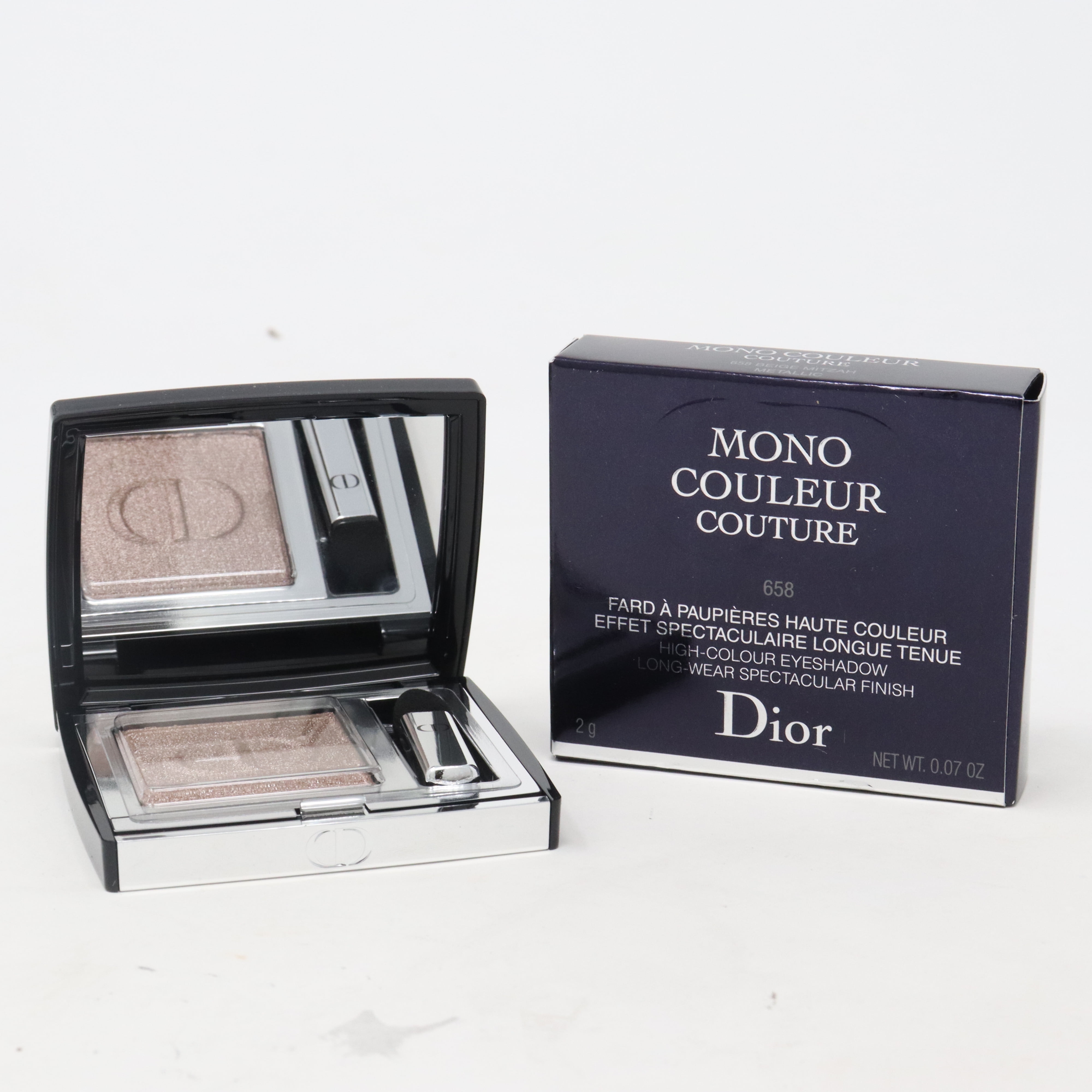 Dior Mono Couleur Couture Eyeshadow 0.07oz 658 Beige Mitzah Metallic New