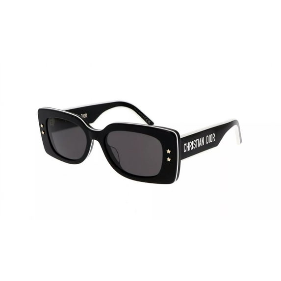 Dior Pacific S1U 10A0 Sunglasses Black White Grey Lens