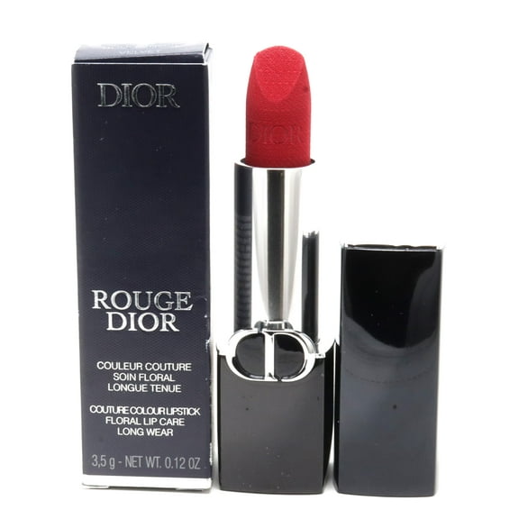 Dior Rouge Dior Refillable Lipstick 0.12oz 784 Rouge Rose Velvet New With Box