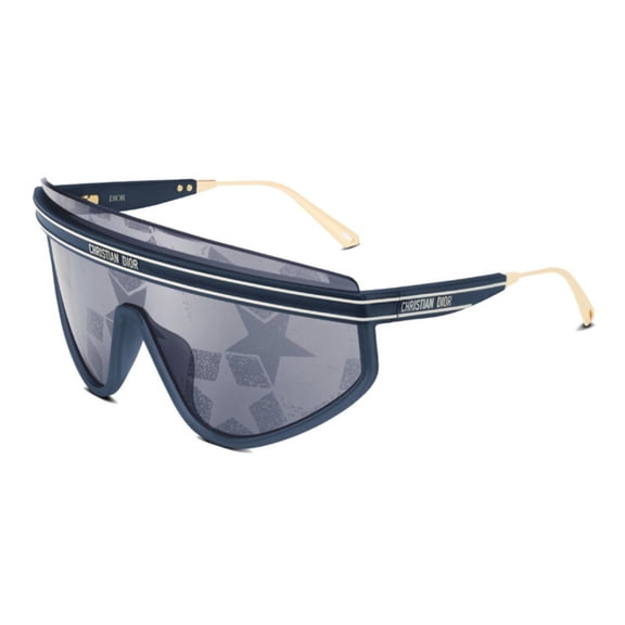 Dior DIORCLUB M2U 31B7 Shield Sunglasses Women's Matte Navy Blue