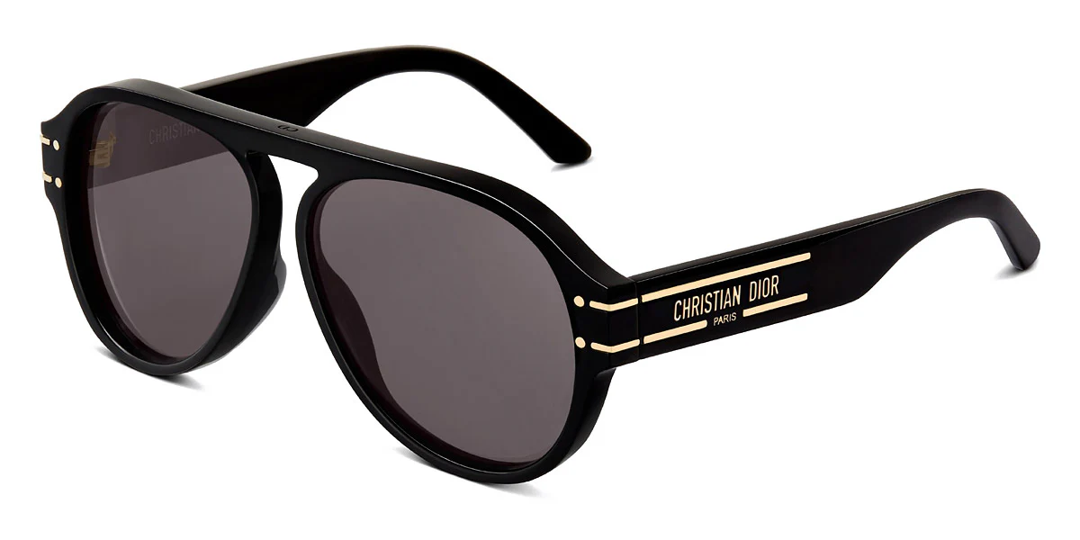 Dior Sunglasses Signature A1U 10A0 Black Frame Gray Lens