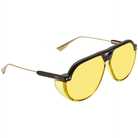 Dior Yellow Pilot Ladies Sunglasses DIORCLUB3S71CHO61