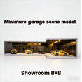thumbnail image 1 of Diorama 1:64 Diecast Car Garage Model, Tri-Colour LED Lighting Shown, Parking Lot Scene, Multi Combination Exhibition Hall Scene Display Collection, 1 of 30