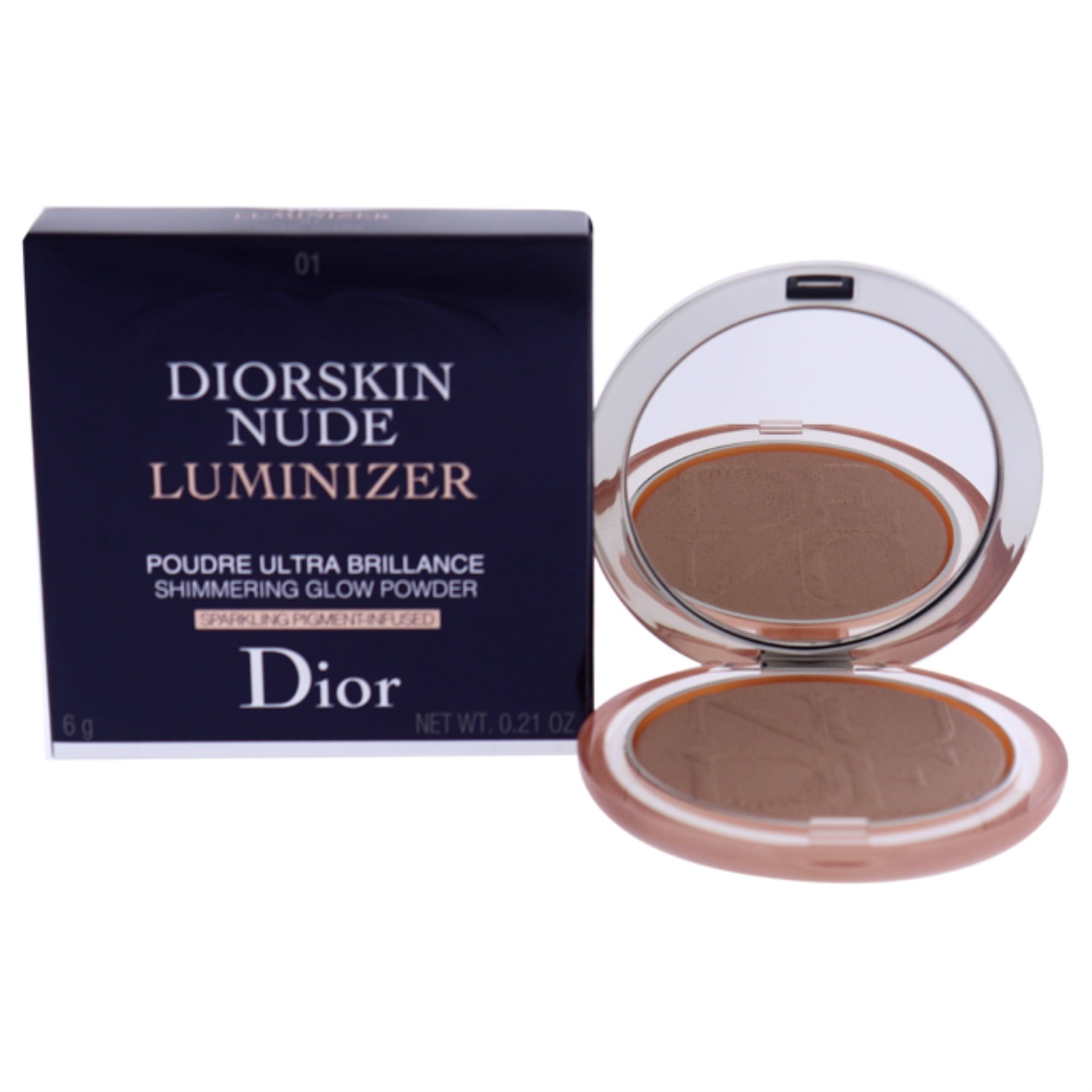 Diorskin Nude Luminizer Powder - 01 Nude Glow by Christian
