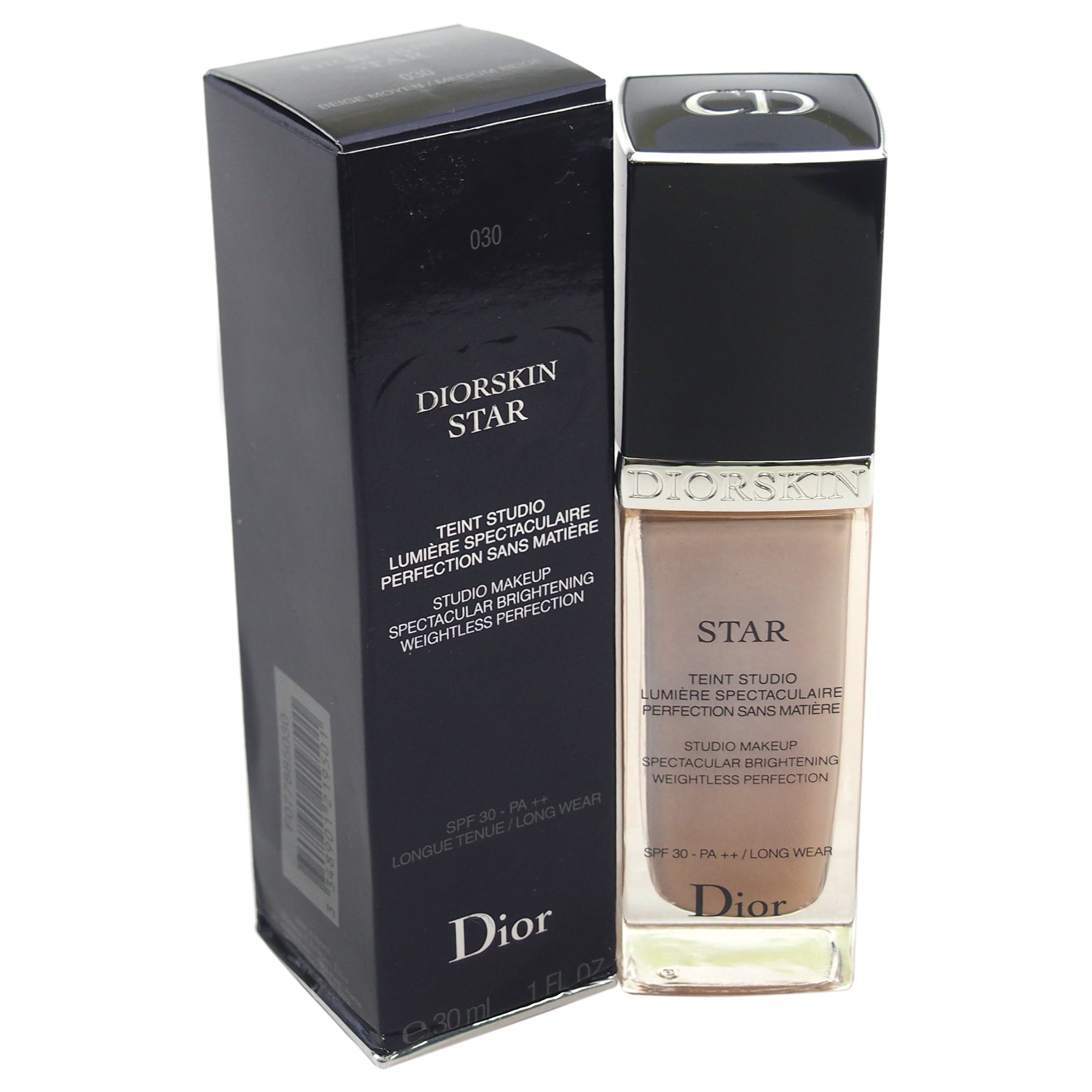 Diorskin Star Studio Makeup Spectacular Brightening Perfection SPF 30 # 030  Medium Beige by Christian Dior for Women - 1 oz Foundation