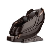Dios 8D AI Dual Core 4D+4D with Air Float System, Precision Human-Like Massage, 54" SL-Track, Automatic Dual-Side Body Scanning, Brain Relaxation, Luxury Zero Gravity - Brown
