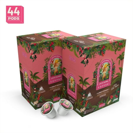 Dios Mio Coffee by Sofia Vergara, Premium Colombian Pods For Keurig K-Cup Brewers , Light Roast , 44 Ct (2 boxes of 22)