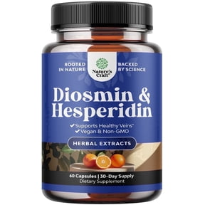 Natures Design Diosmin Hesperidin 1000mg Supplement for Vein Support & Circulatory Health – 60 Capsules