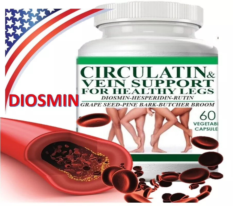 Diosmin diosmine diosmina vein health support leg 600mg blood circulation