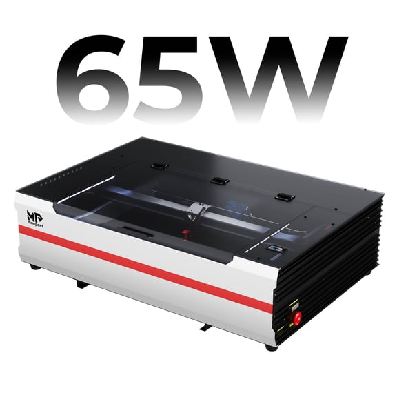 Diosmio 65W Desktop Crafts Engraver & Cutter (24" X 16") with Magnetic Assisted Focus BI K51