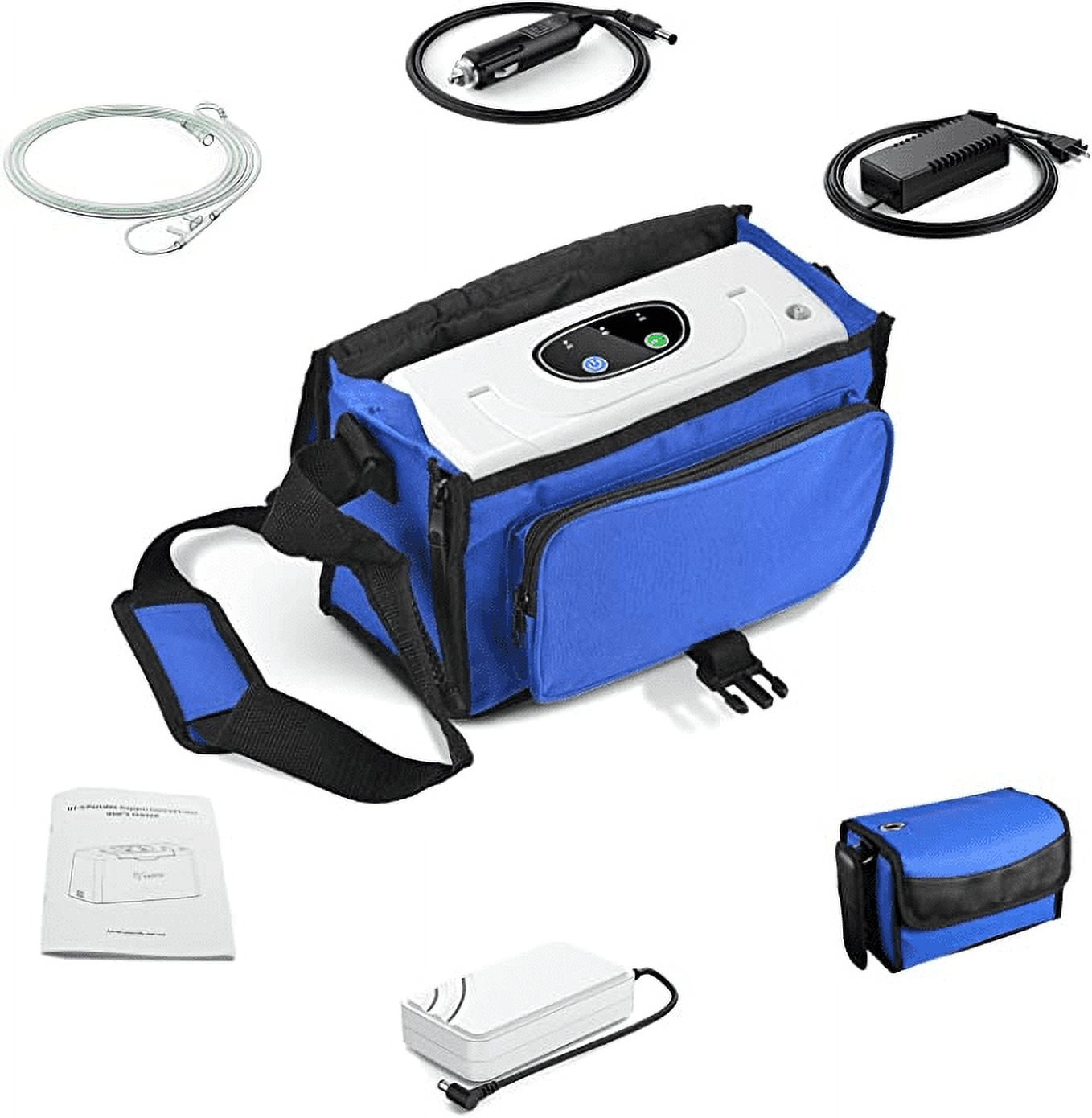 Diosmio Por/table-Travel use 3-Char Oxygen Machine Portable Tube 3L/m-De, with-Bag S57