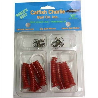 Catfish Charlie Dip Bait Variety Pack, Blood, Shad, and Cheese, 12