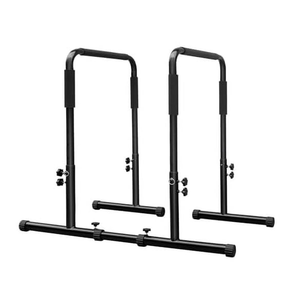 Dip Bar Adjustable Dip Stand Station for Home Fitness Workout Calisthenics Exercise Pull Up Stand Portable Parallel Bar