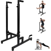 Dip Bar Station Heavy Duty Adjustable Dip Bars for Home & Gym Use   32.87" L x 28.93" W x 52.35" H Parallel Dips Bar Stand 500 LBS Capacity Dip Bars for Home Strength Calisthenics Equipment