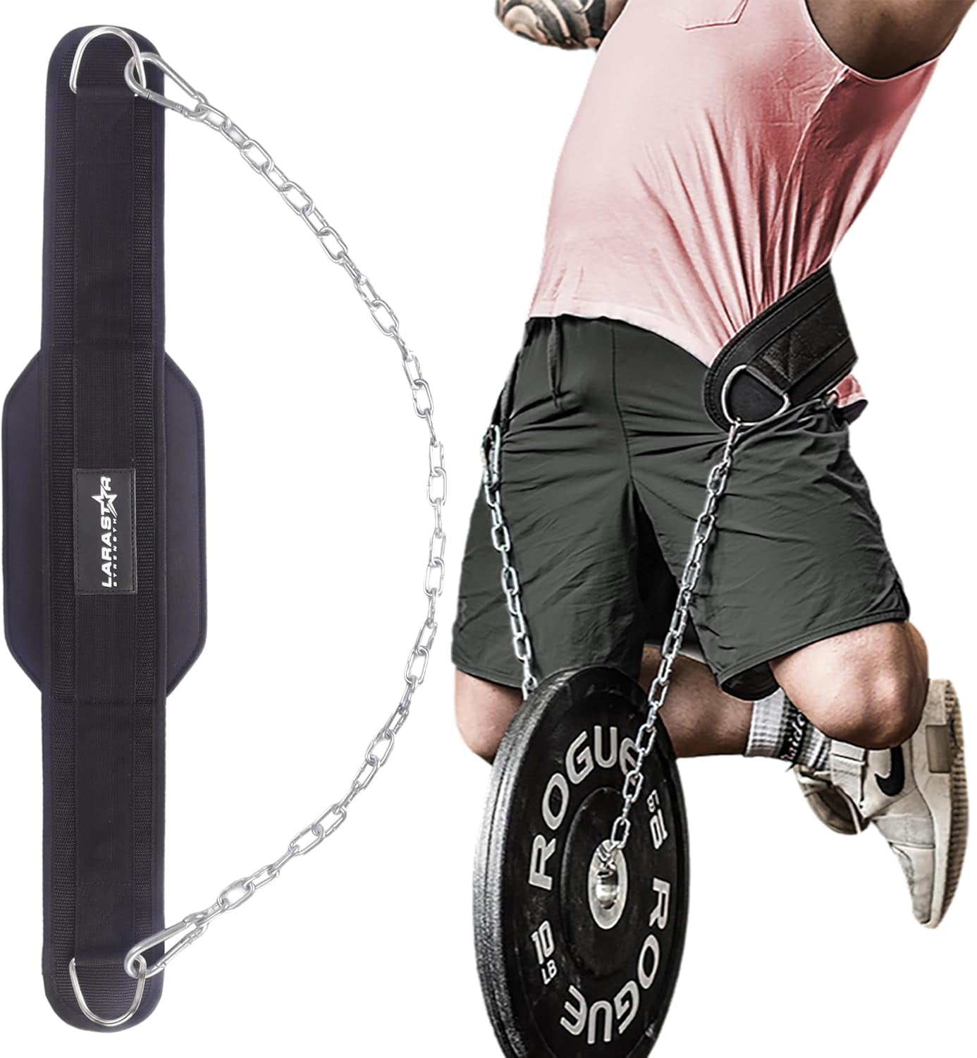 Mytra Fusion Gewichthebergürtel - Neopren Dip Belt Für Klimmzüge, Kreuzheben & Bodybuilding