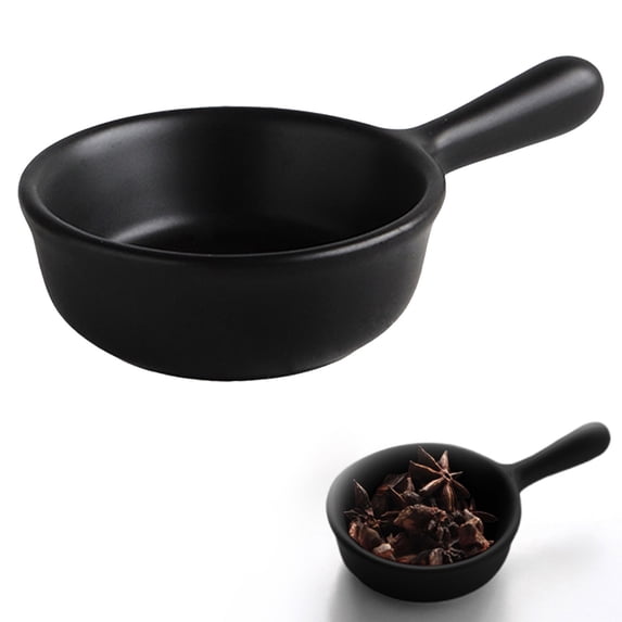 Dip Bowl with Handle: A Small Serving Bowl Perfect for Individually Dipping Fries In Ketchup Or Other Condiments