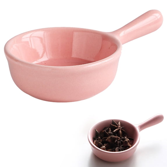 Dip Bowl with Handle: A Small Serving Bowl Perfect for Individually Dipping Fries In Ketchup Or Other Condiments