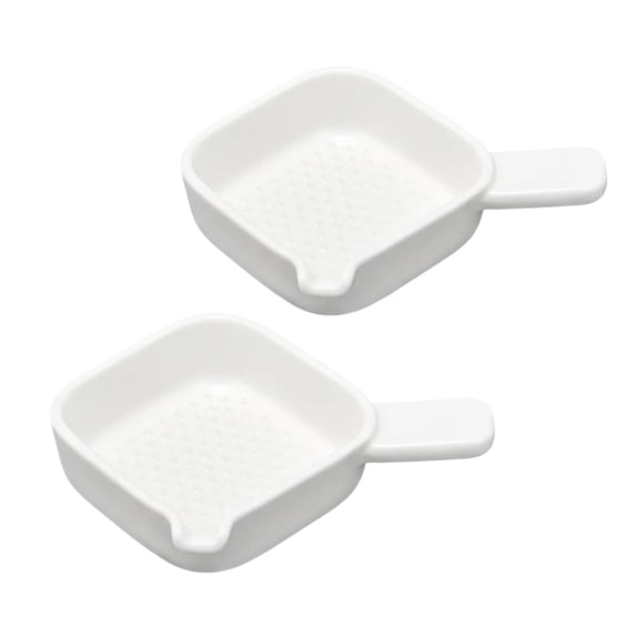 Dip Bowls, Ceramic Soy Sauce Dish, White Dipping Sauce Bowls Small Dishes Serving for Tomato Sauce, Soy, BBQ Party Supplies