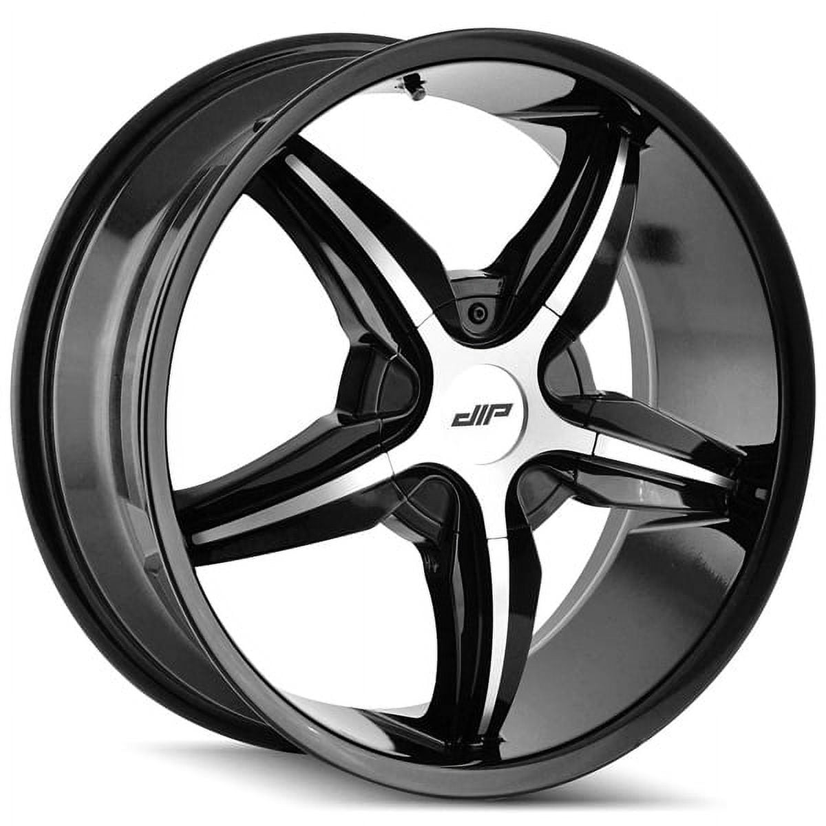 Dip D35 Diplomat 20x8.5 5x110/5x115 +35mm Black/Machined Wheel Rim