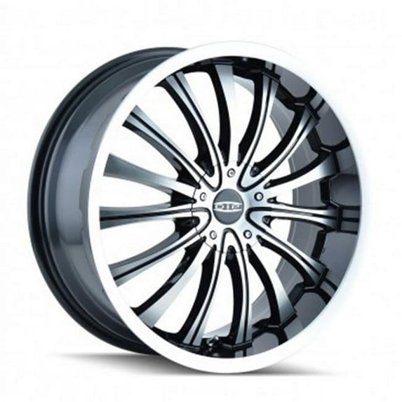 Dip D50 Hype 18x7.5 5x105/5x115 +40mm Black/Machined Wheel Rim