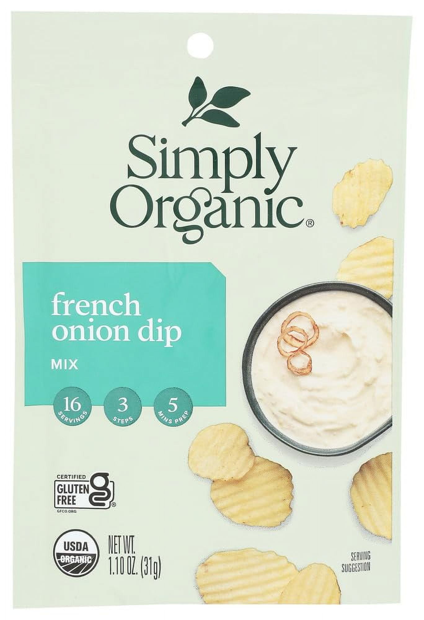 Dip Mix, Onion, Organic & Gluten (3 Pack)