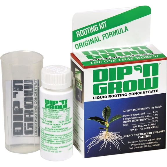 Dip'N Grow Rooting Solution Concentrate - Increases Plant Rooting Success - 2 fl oz Bottle by Dip'N Grow