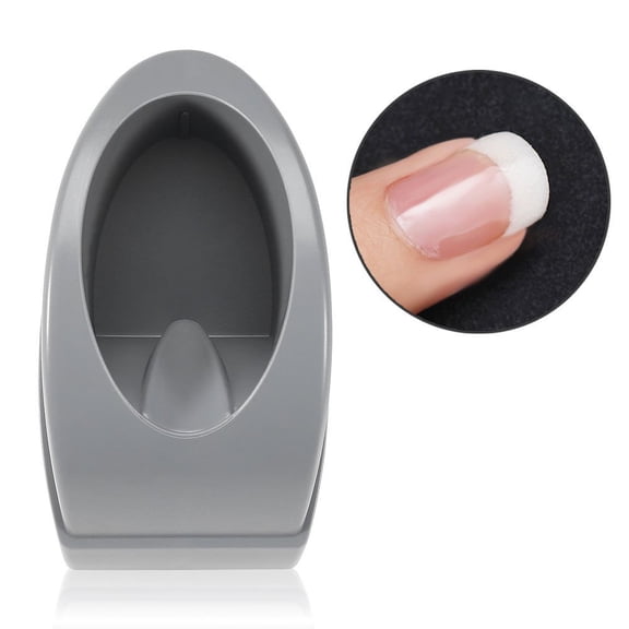 Dip Nail Container, Smile Line Maker, French Manicure Molding, French Tip Dip Nail Powder Tray, Nail Art Diy Accessory(grey)