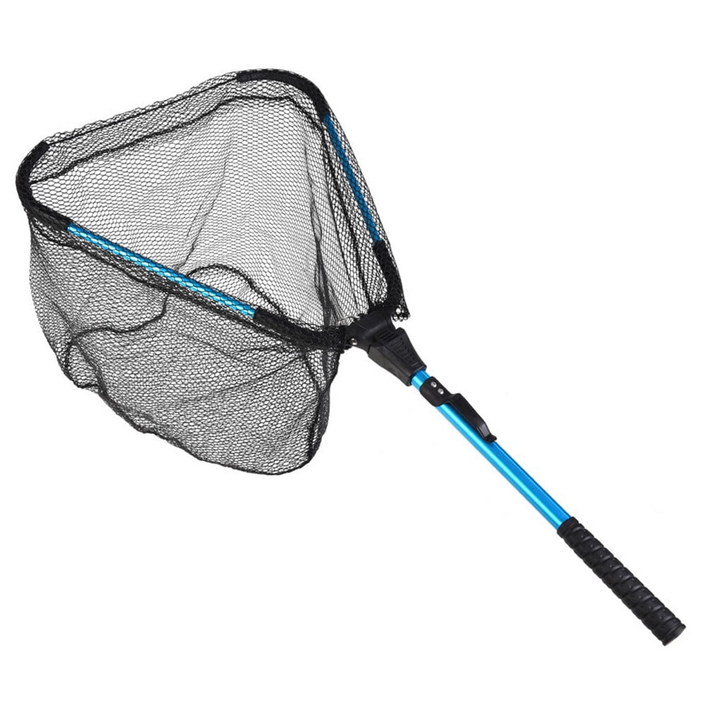 Dip Net Fishnets Fishing Retractable Landing Catch Release for Collapsible  Telescopic Foldable Folding 