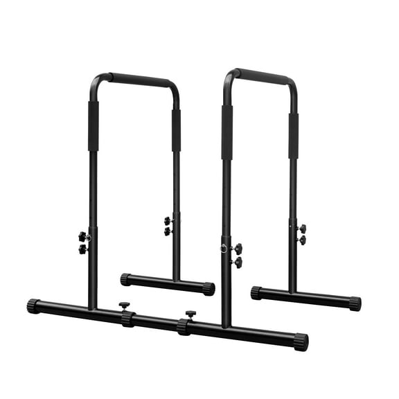 Dip Stand Station, Adjustable Dip Bar for Home Gym Fitness Equipment, Push Up Stand, Gymnastics Bar, Heavy Duty Body Bar Press for Tricep Dips, Pull-Ups, Push-Ups