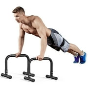 Dip bar Station, Parallettes Bars For L-sit & Dip, Heavy-Duty No Wobbling Parallel Bars Stand For Inverted Bridge, Bench Dip,Push-Up, 14in High Workout Stands for Home Fitness Training
