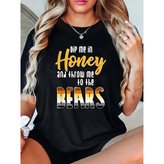 Dip me in Honey - CSD Gay Bears T-Shirt - Camp Relax Tee T Shirt