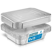 Diplastible Cooking Pans 9 x 13 Aluminum Cake Pan, Disposable 10 Count