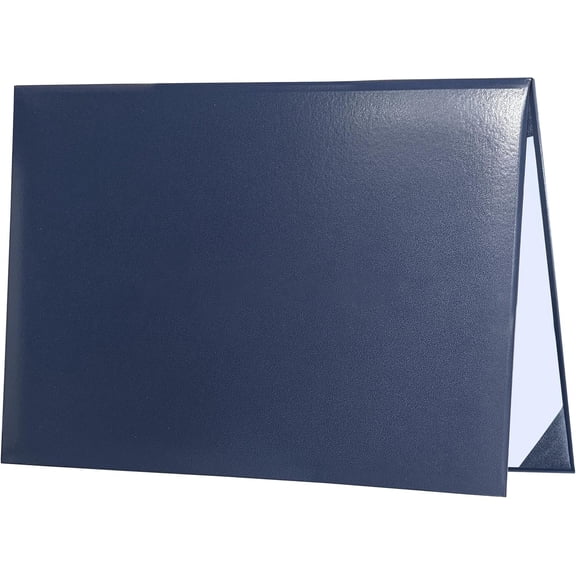 Diploma Cover 8.5"X11" Graduation Diploma Holder Certificate Covers Letter Size, Navy Blue