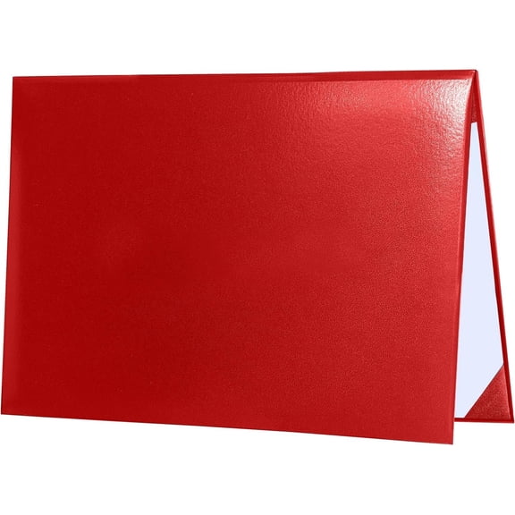 Diploma Cover 8.5"X11" Graduation Diploma Holder Certificate Covers Letter Size, Red