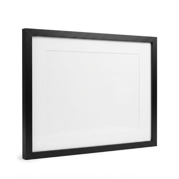 Diploma Frame 11x14 with Plexiglass, Frame for 8.5x11 Degree with Mat or 11x14 Picture Frame Without Mat, Professional Document Display for Office, Home, or Graduation Gift, Black