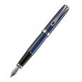 thumbnail image 1 of Diplomat Excellence A2 Midnight Blue Chrome Fountain Pen, Extra Fine, 1 of 11