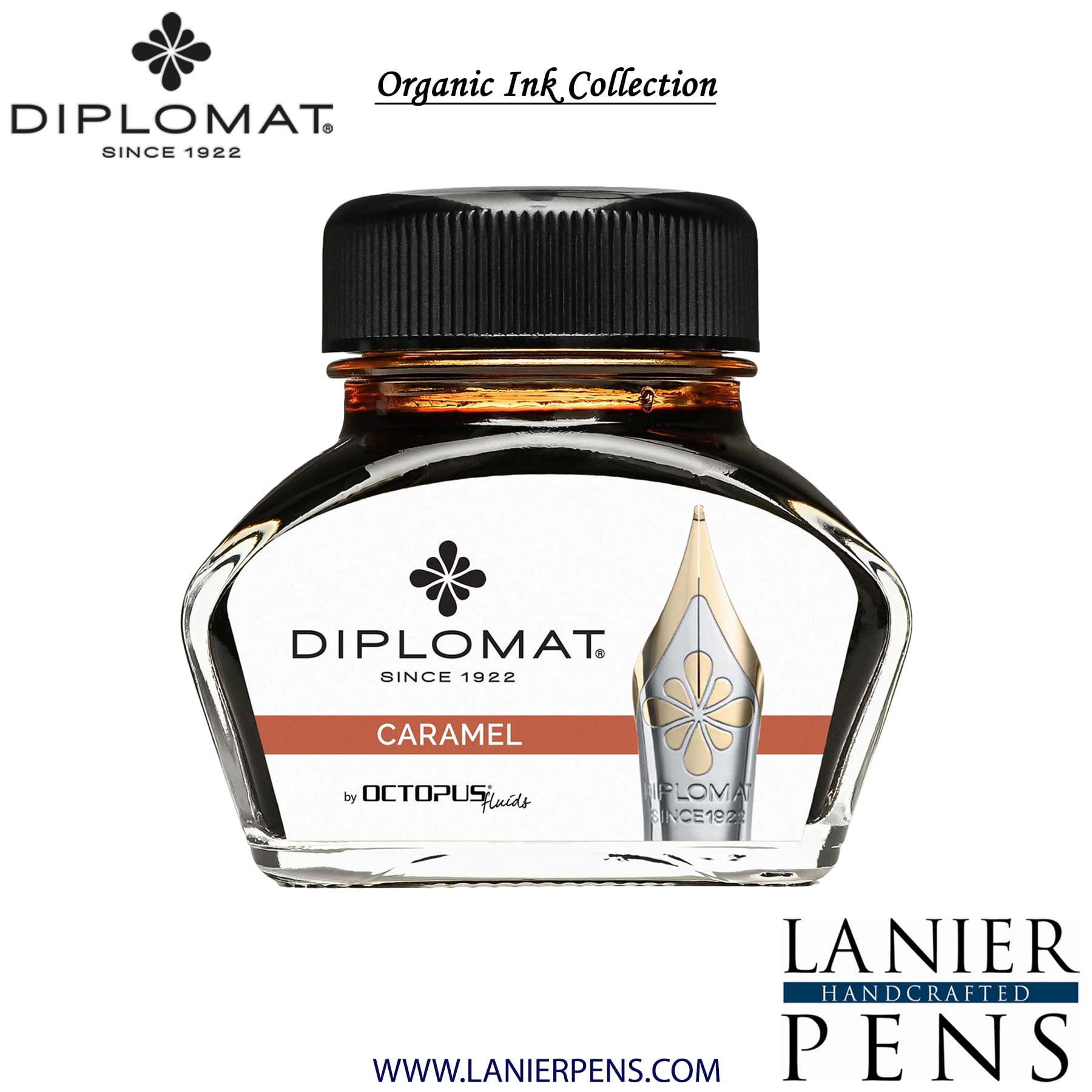 Diplomat Octopus Ink, Caramel, 30ml Ink Bottle - Walmart.com