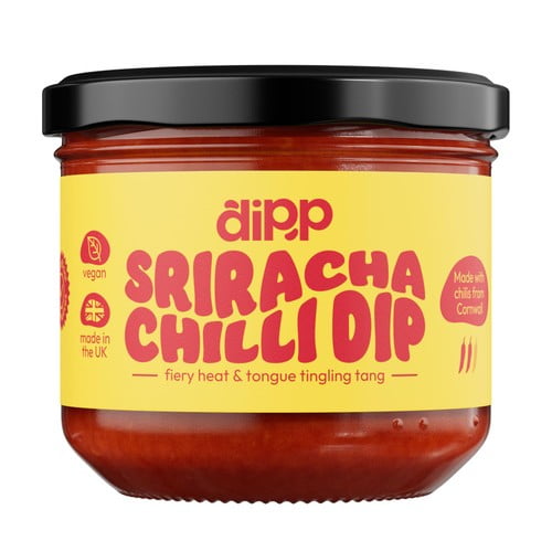 Dipp Dips Sriracha Chilli Dip 205g, British Import (Pack of 2)