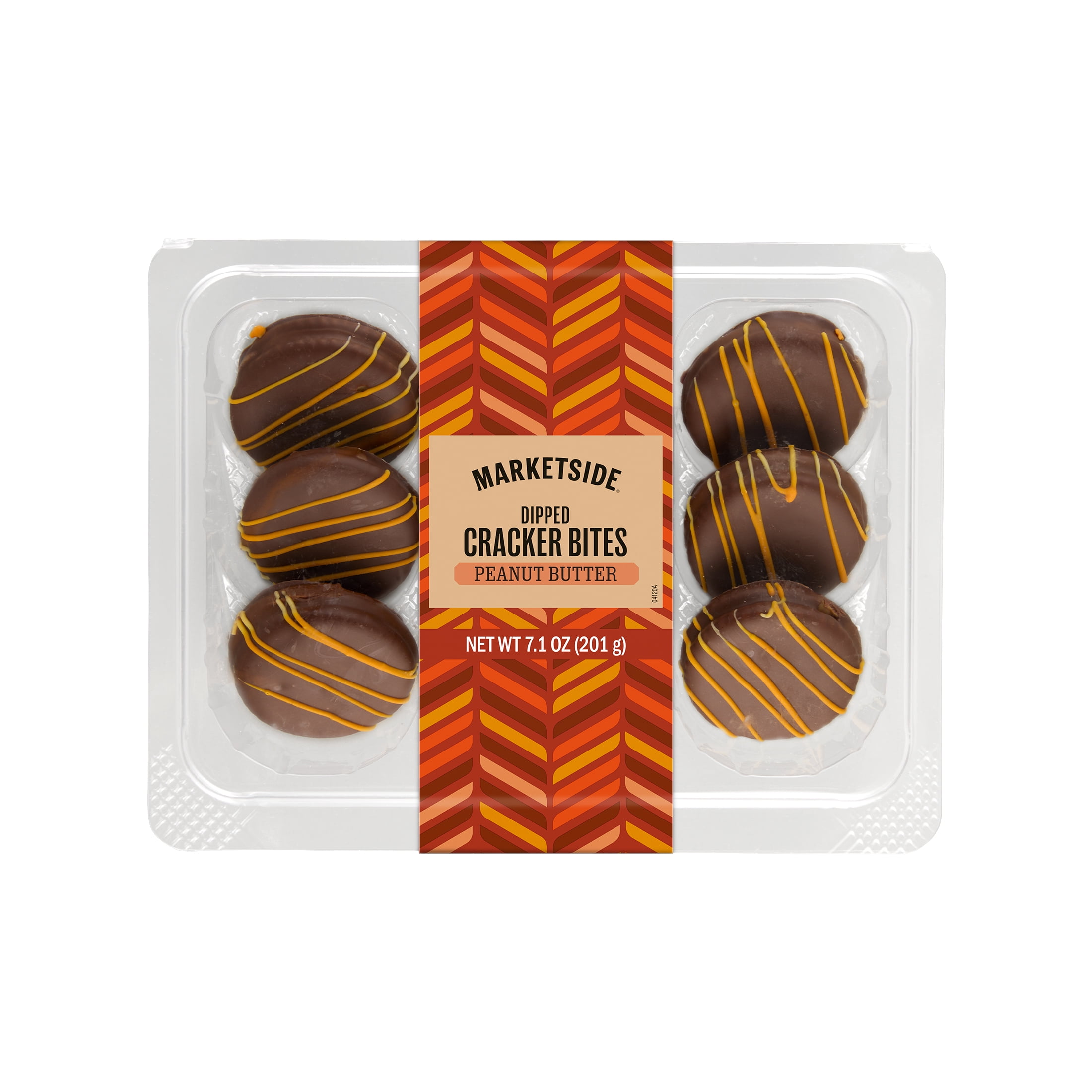 Marketside Peanut Butter Dipped Cracker Bites in Plastic Container, 7.1 oz, 9 Count