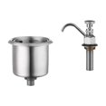 thumbnail image 1 of Dipper Well Faucet Coffee Shop Accessory, Stainless Steel Bar Adjustable Single Hole Kitchen Faucet for Ice Hammers, Ice s regular, 1 of 8