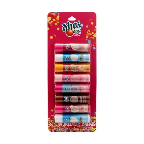 Dippin Dots 8 Pack Lip Balm