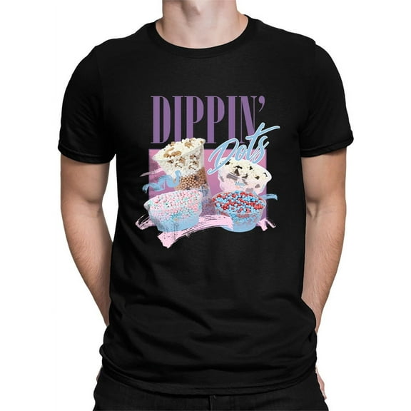 Dippin’ Dots Ice Cream Delight - Retro Pastel Graphic Men's T-shirt