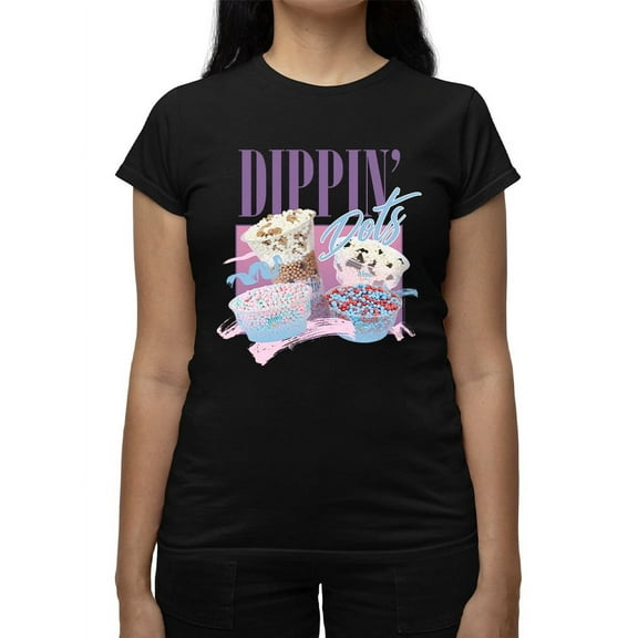 Dippin’ Dots Ice Cream Delight - Retro Pastel Graphic Women's T-shirt