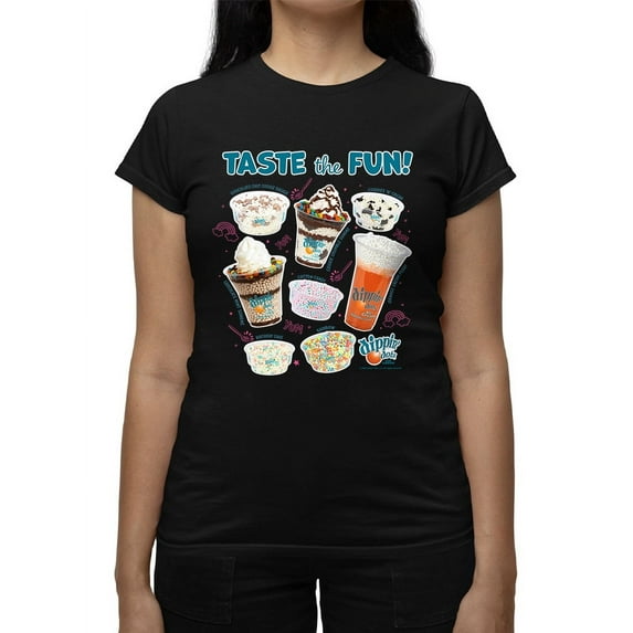 Dippin' Dots Variety Tee - Ice Cream Flavors Graphic Women's T-shirt