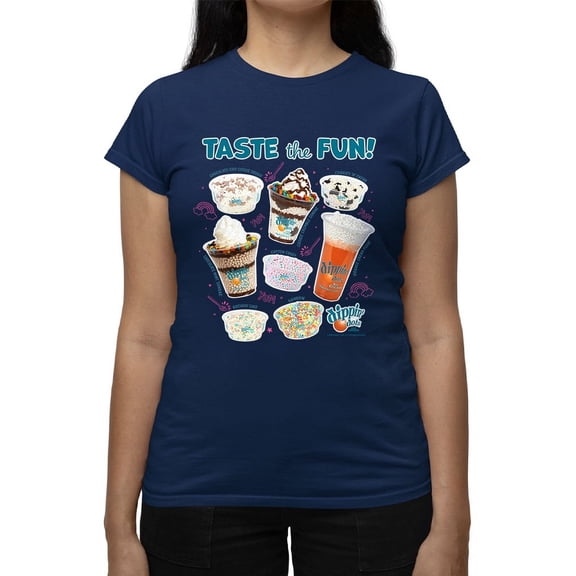 Dippin' Dots Variety Tee - Ice Cream Flavors Graphic Women's T-shirt