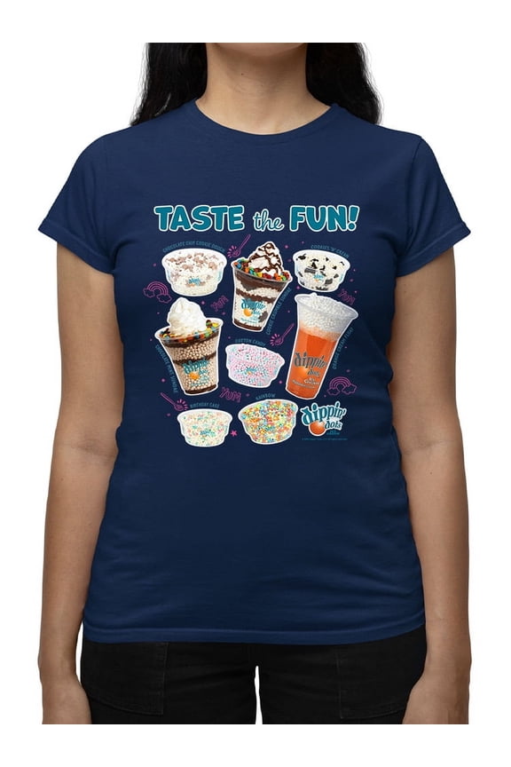 Dippin' Dots Variety Tee - Ice Cream Flavors Graphic Women's T-shirt