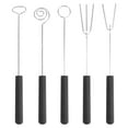 thumbnail image 1 of Dipping Chocolate Fondue Fork Forks Tool Stainless Steel Set Dessert Candy Sticks Tools Barbecue Dipper Kebab Truffles, 1 of 9
