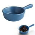 thumbnail image 1 of Dipping Sauce Bowl Dark Blue,1Pc Plate,Dipping Bowl with Handle Small Seasoning Dishes Serving Plates Perfect for Individual Dipping Such As Ketchup for French Fries,Tableware,Plastic Dining Bowl, 1 of 9